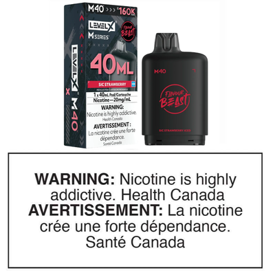 LEVEL X M SERIES POD - SIC STRAWBERRY ICED 40mL
