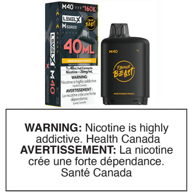 LEVEL X M SERIES POD - MAD MANGO PEACH 40mL