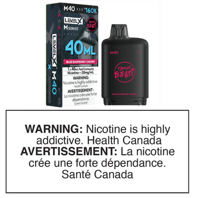 LEVEL X M SERIES POD - BLUE RASPBERRY CHERRY 40mL