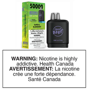 LEVEL X G2 ULTRA POD - FLAVOUR BEAST - SUPER S. BLUEBERRY ICED