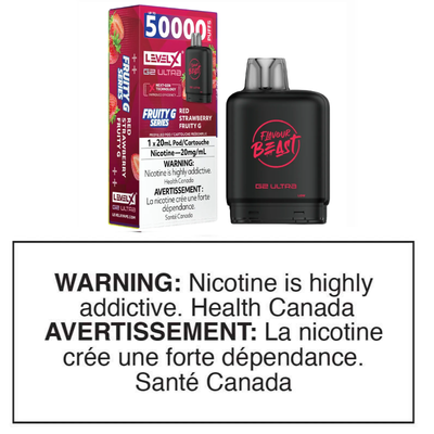 LEVEL X G2 ULTRA POD - FLAVOUR BEAST - RED STRAWBERRY FRUITY G