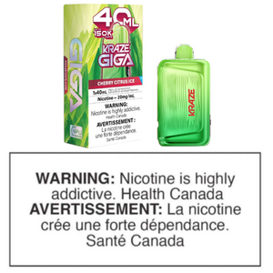 KRAZE GIGA DISPOSABLE - CHERRY CITRUS ICE