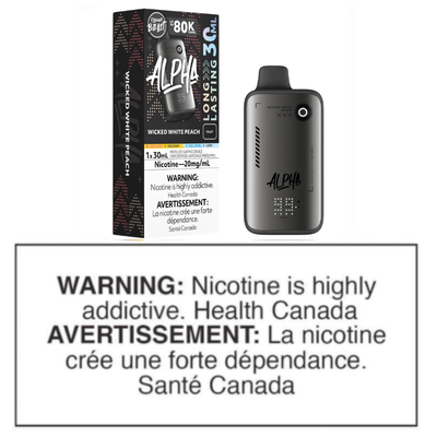 FLAVOUR BEAST ALPHA DISPOSABLE - WICKED WHITE PEACH