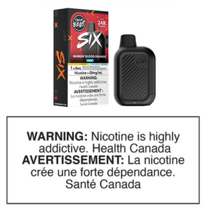 FLAVOUR BEAST SIX DISPOSABLE - BANGIN BLOOD ORANGE ICED 20mg