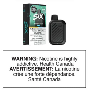 FLAVOUR BEAST SIX DISPOSABLE - EXTREME MINT ICED 20mg