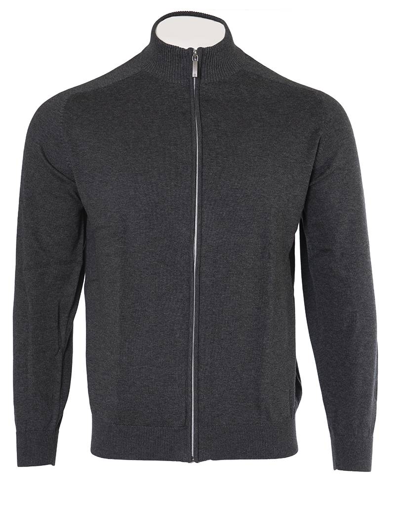 L'HEXAGONE Menswear - Casamoda - Zip Cardigan - L'HEXAGONE Menswear ...