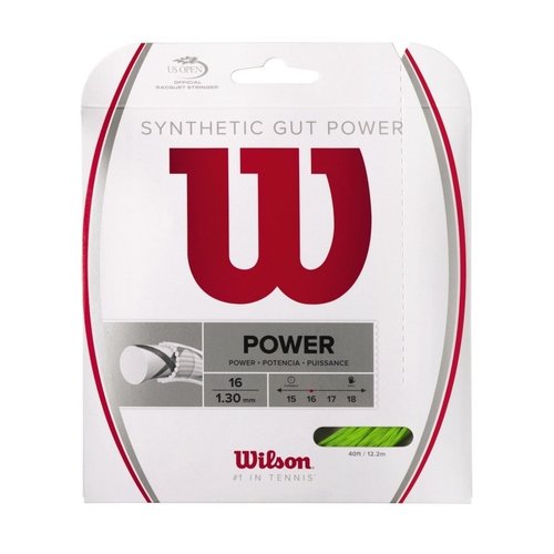 Wilson SYNTHETIC GUT POWER 16 - LIME