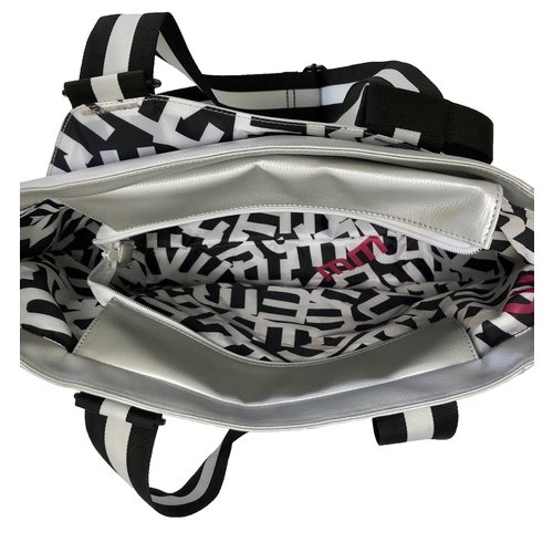 Maggie Mather Tennis Tote Silver Metallic