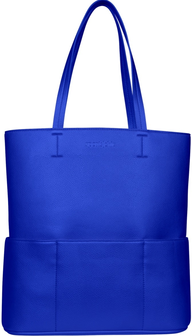 SportsChic Tote Bag Classic Blue Serious Tennis