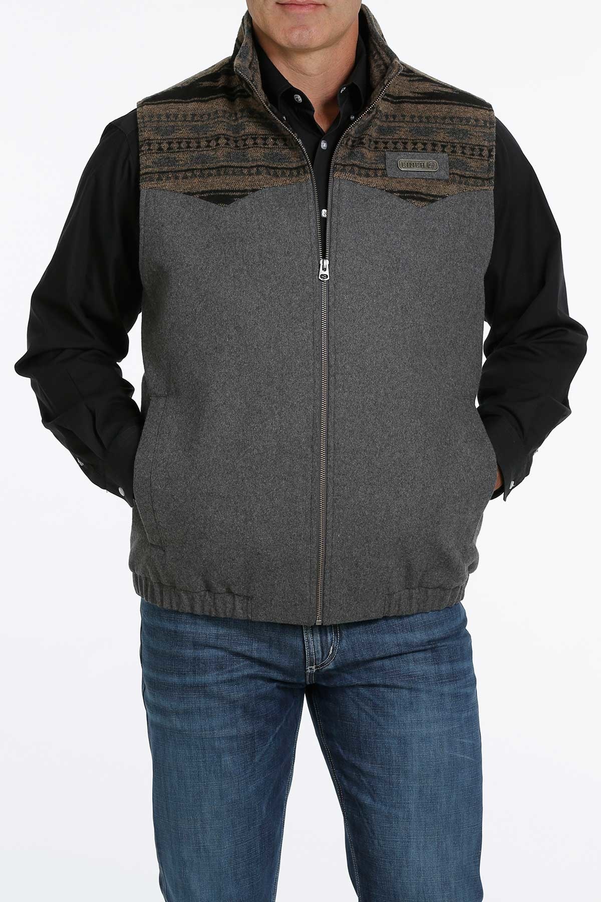cinch wool jacket