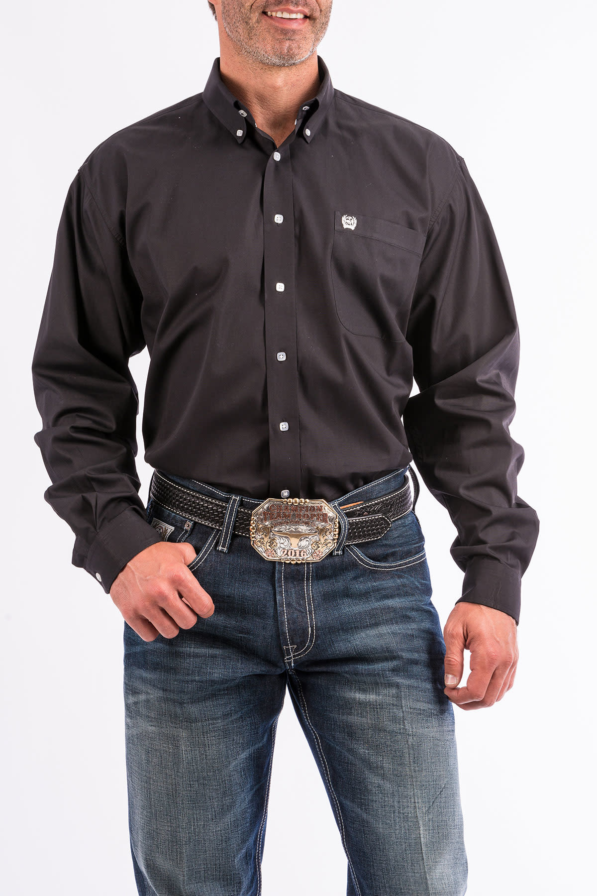 CINCH LONG SLEEVE SOLID SHIRT (6 COLORS)