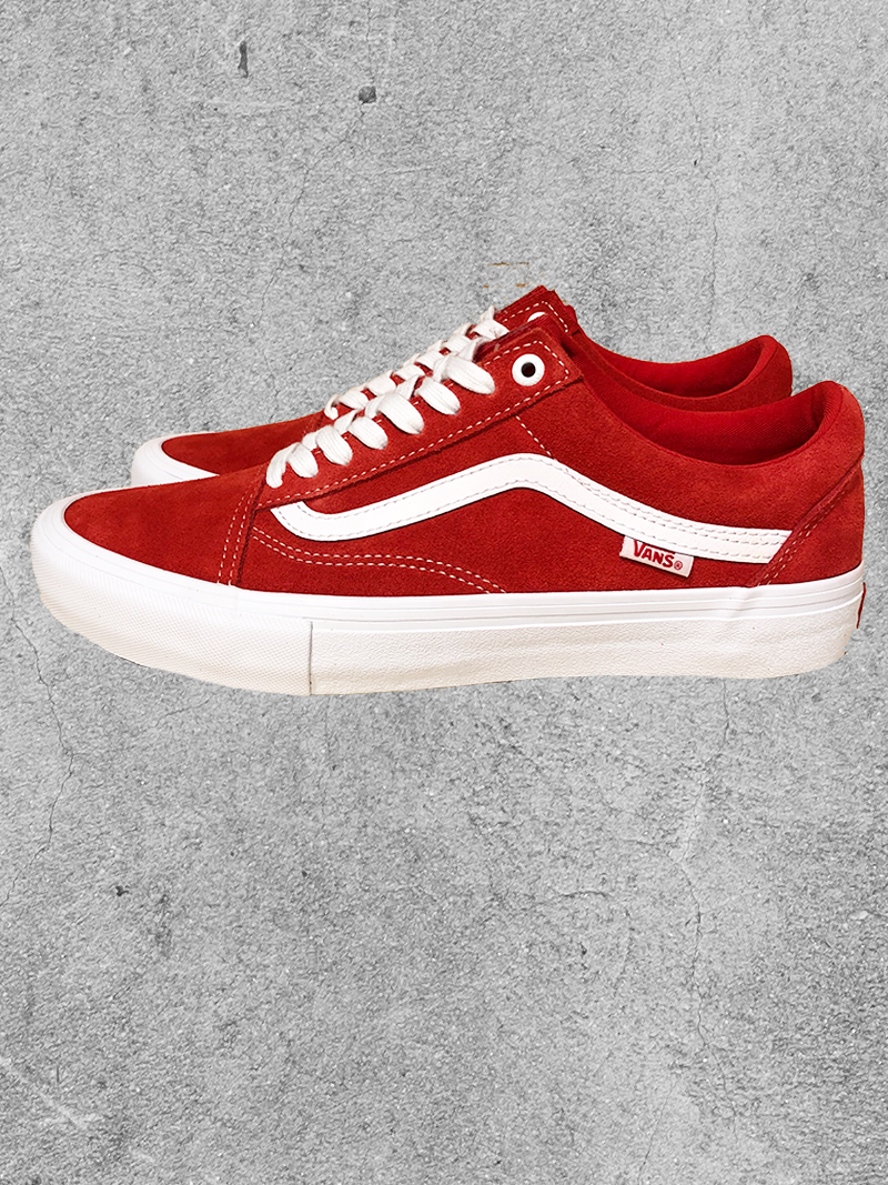 vans old skool pro red