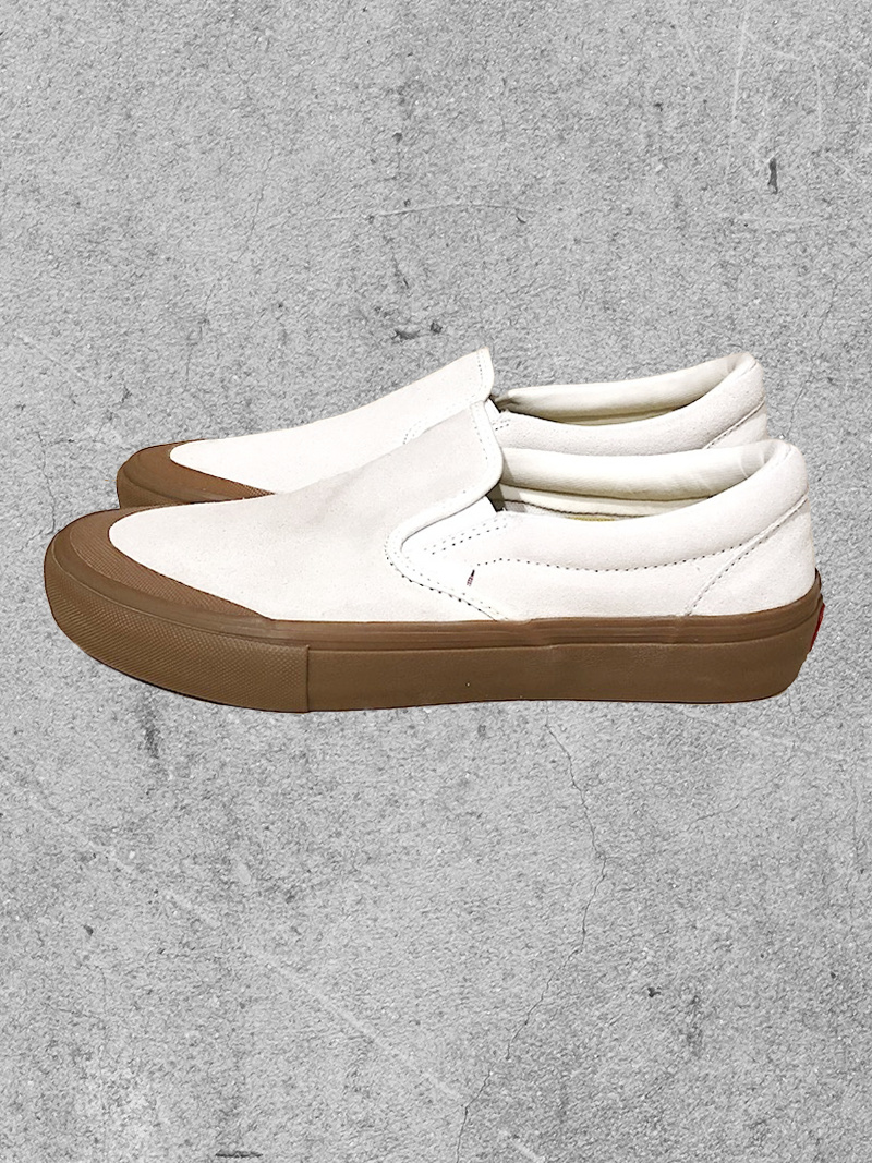 Vans Slip On Pro Marshmallow Gum Familia Skateshop