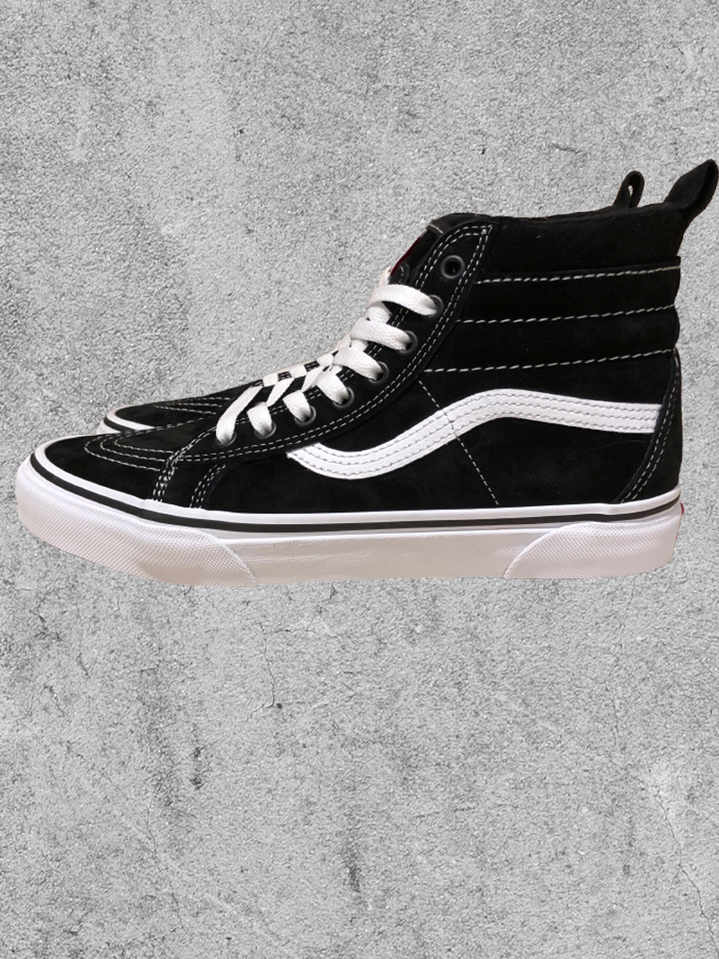 vans sk8 hi mte black white