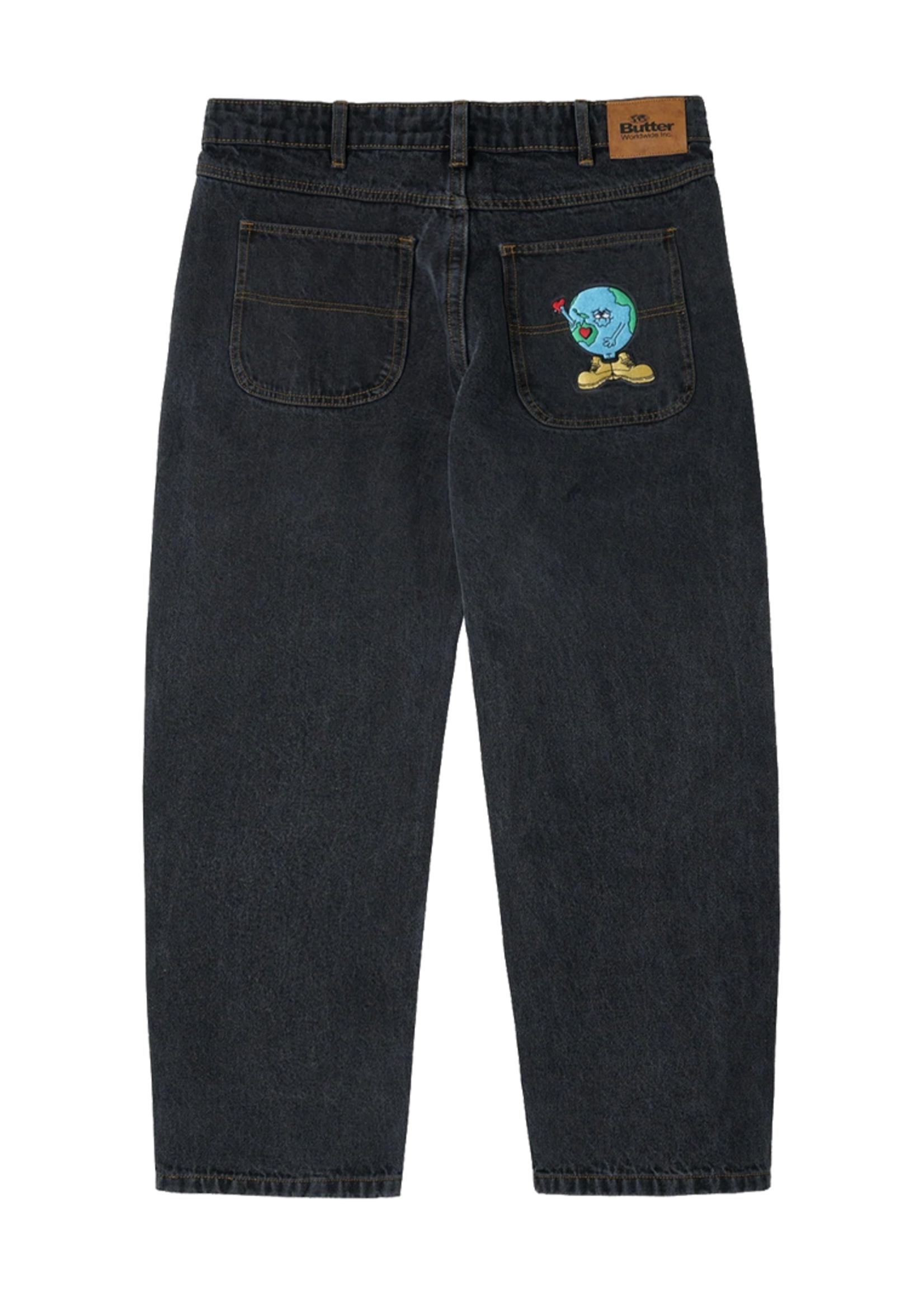 BUTTER GOODS BUTTER TIMBO DENIM - WASHED BLK