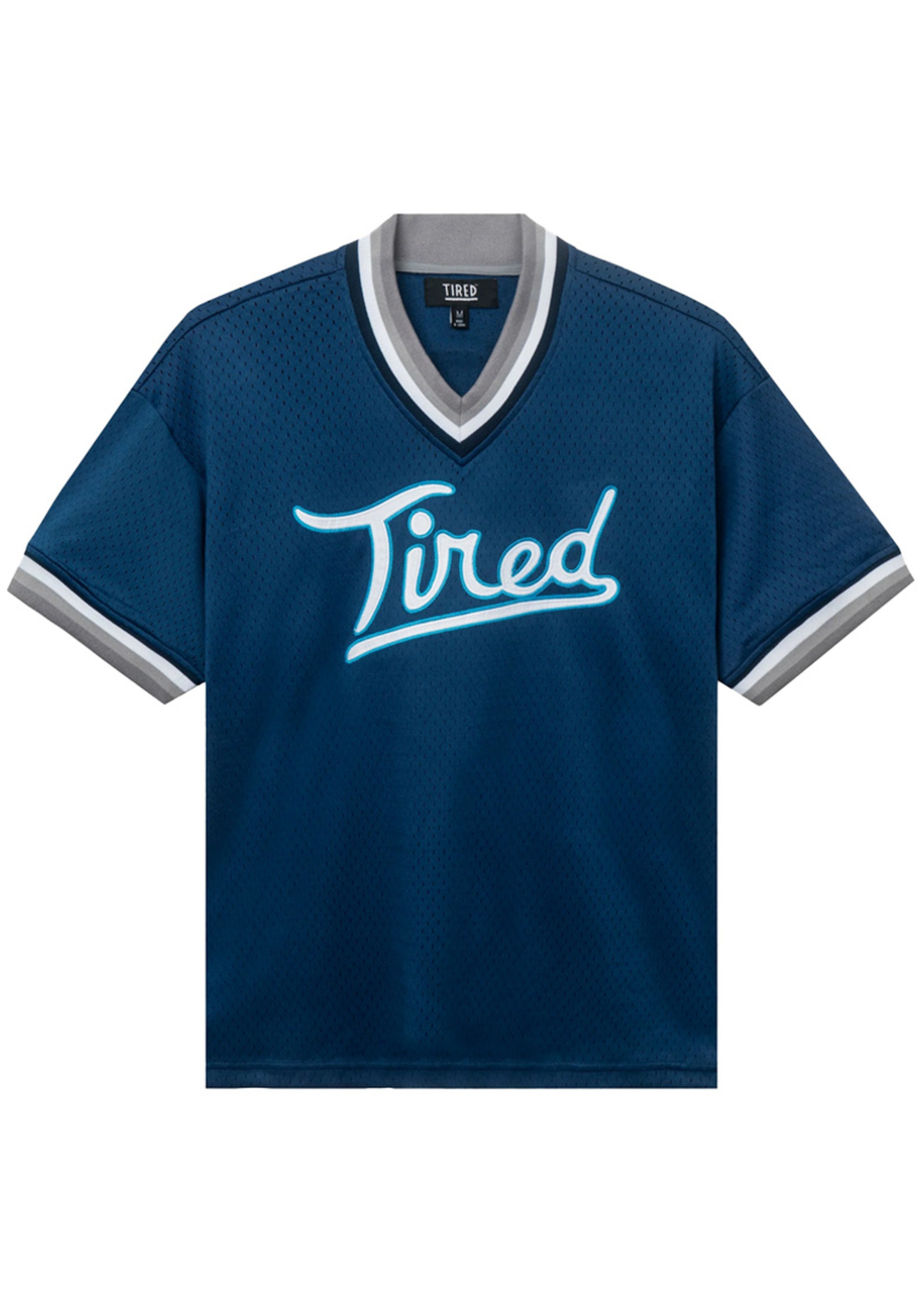 TIRED SKATEBOARDS TIRED ROUNDERS JERSEY - NAVY