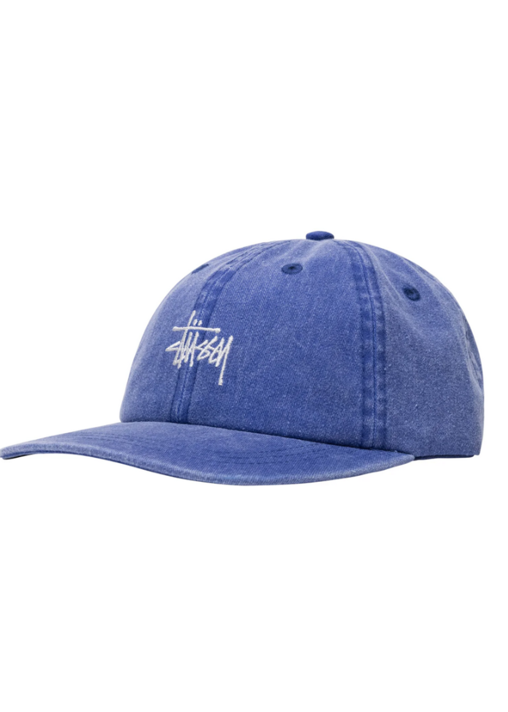 STUSSY WASHED STOCK LOW PRO CAP BLUE