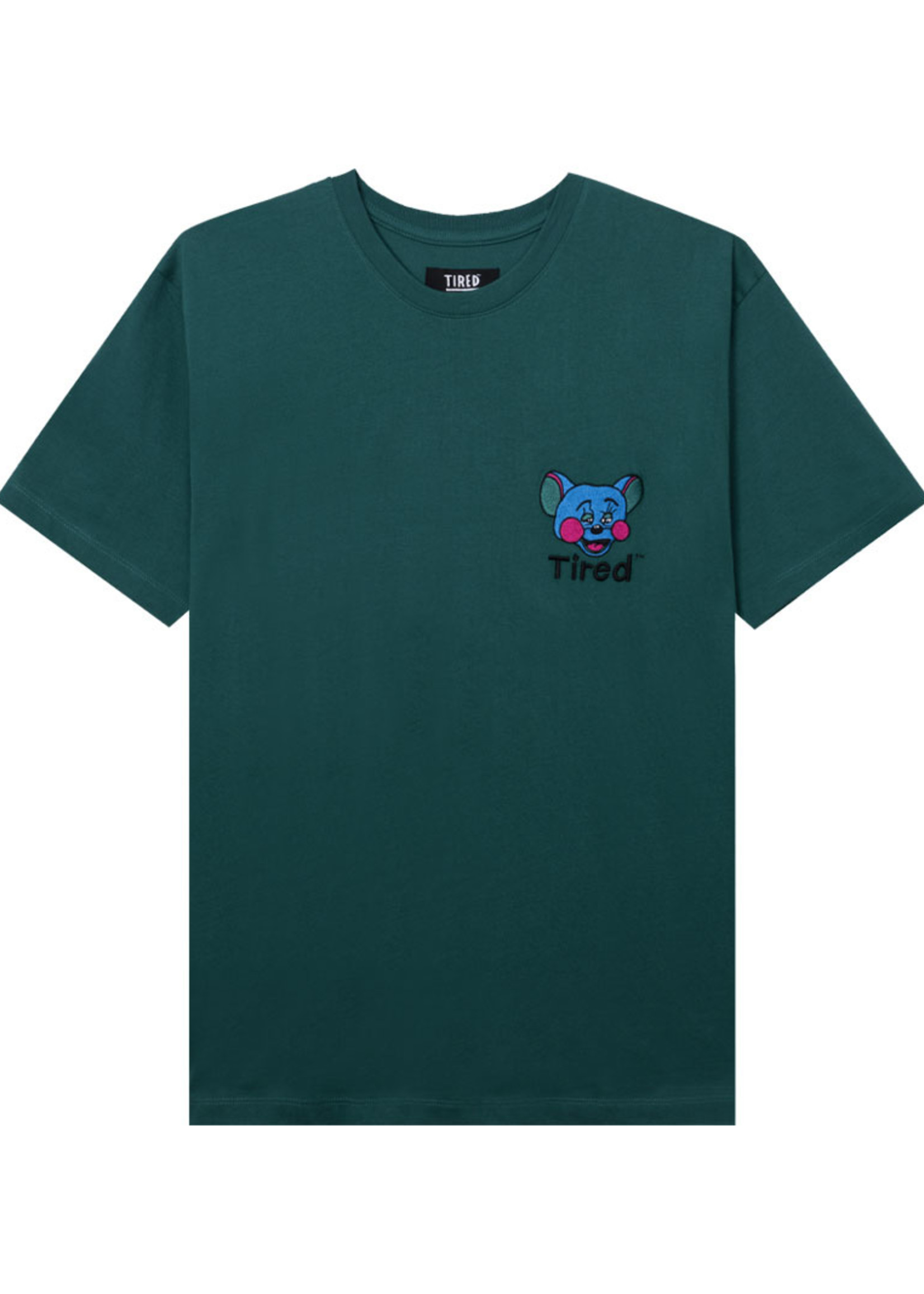 TIRED SKATEBOARDS TIPSY MOUSE EMBROIDERED TEE
