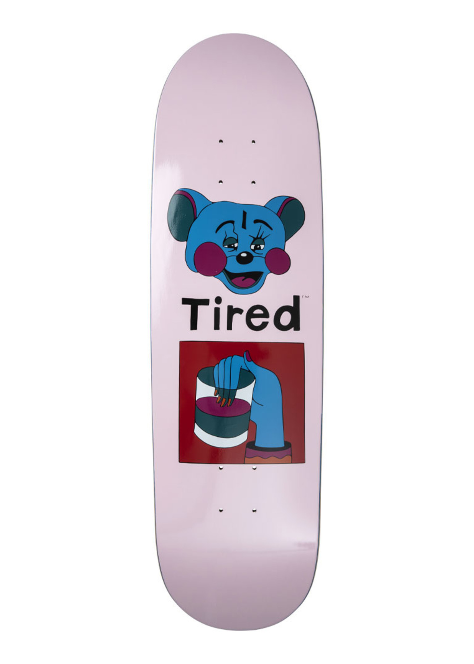 TIRED SKATEBOARDS TIPSY MOUSE DECK