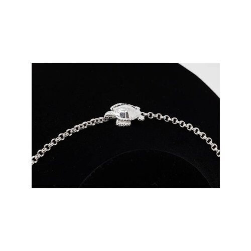 Nautilus Jewelry NAUTILUS JEWELRY TURTLE ON DOUBLE LINK CHAIN BRACELET SILVER Nautilus Jewelry NAUTILUS JEWELRY TURTLE ON DOUBLE LINK CHAIN BRACELET SILVER