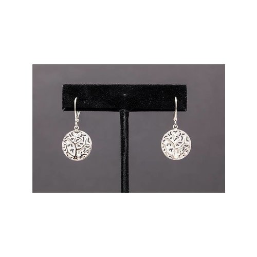 Nautilus Jewelry NAUTILUS JEWELRY FAN CORAL EARRINGS W/ LEVER BACK SILVER Nautilus Jewelry NAUTILUS JEWELRY FAN CORAL EARRINGS W/ LEVER BACK SILVER