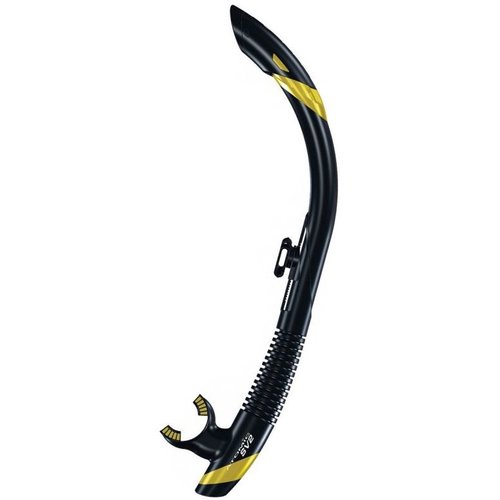 Atomic Aquatics ATOMIC SV2 FLEX SNORKEL BLACK/YELLOW Atomic Aquatics ATOMIC SV2 FLEX SNORKEL BLACK/YELLOW