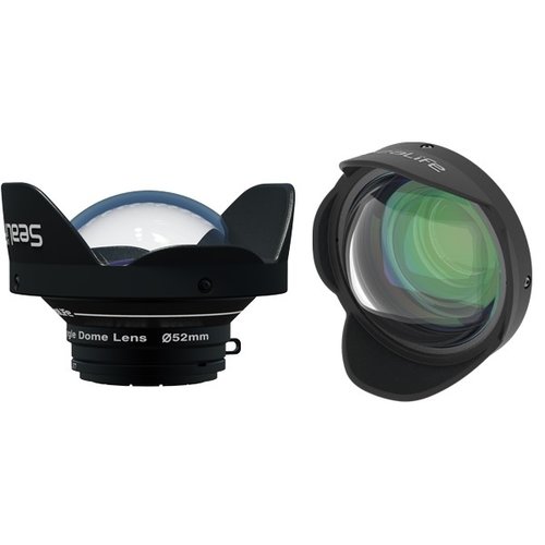 Sealife SEALIFE 0.5x Wide Angle Dome Lens (52mm threaded; includes SL977 52mm Thread Adapter) Sealife SEALIFE 0.5x Wide Angle Dome Lens (52mm threaded; includes SL977 52mm Thread Adapter)