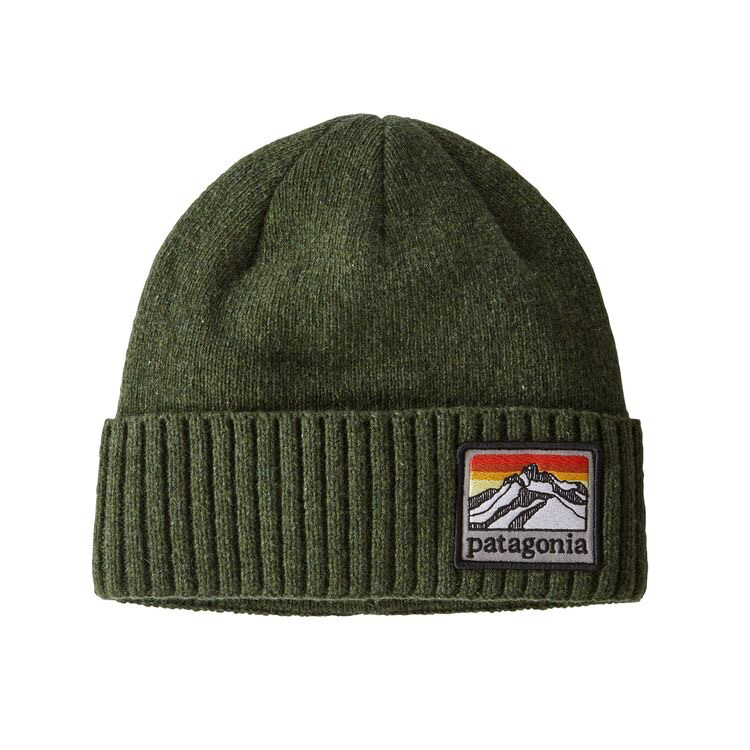 patagonia green beanie