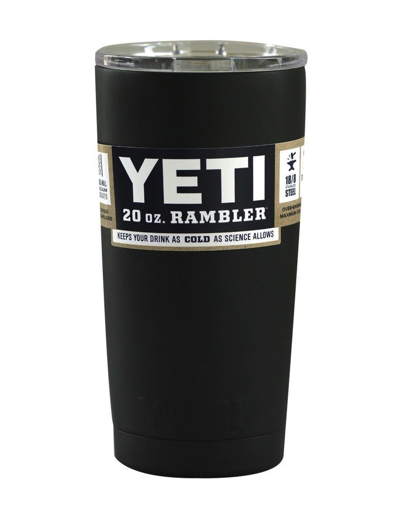 Yeti Tumbler 20 Oz Black Royal Gorge Anglers