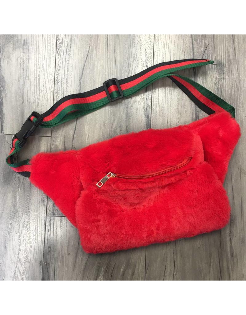 fur fanny pack