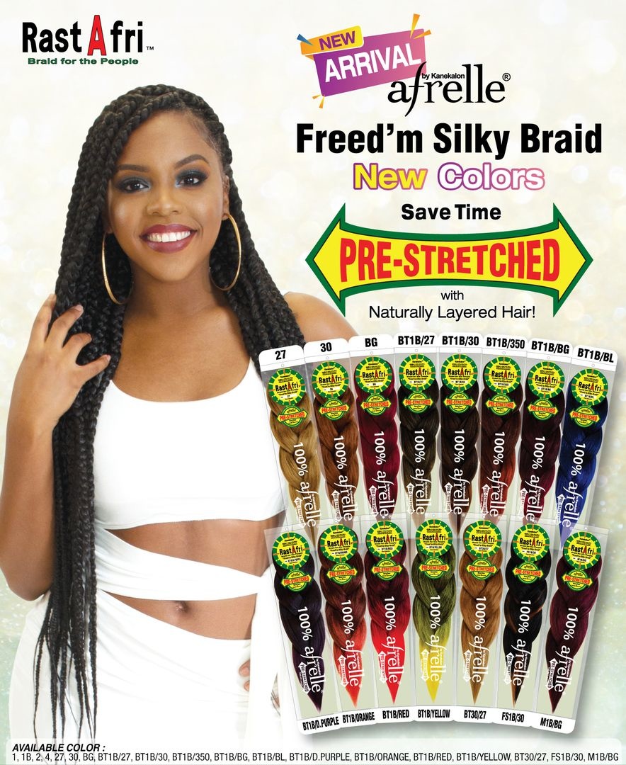 Rasta Fri Silky Pre-Stretched Braiding Hair - Lanniebeauty.com
