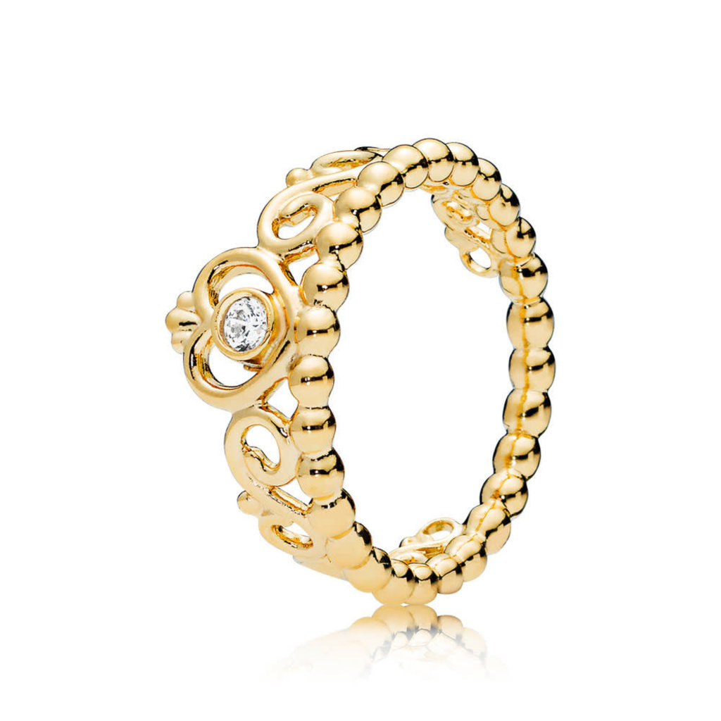 Pandora ALE My Princess Stackable Tiara Ring in Sterl… - Gem