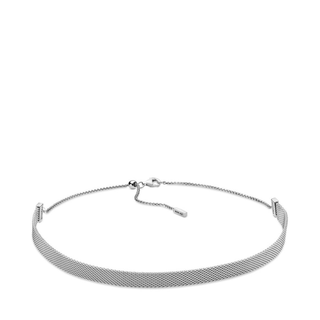 Pandora Reflexions Mesh Choker Necklace | Sterling silver | Pandora ZA