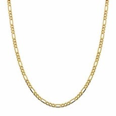American Jewelry 14k Yellow Gold 18" 5.75mm Solid Figaro Chain