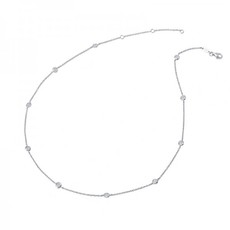 Lafonn Lafonn 1.10ctw Station Necklace (16-18")