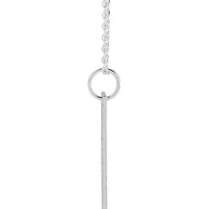 American Jewelry Vertical Engravable  Bar Necklace