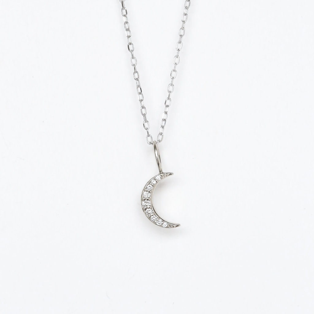 American Jewelry Crescent Moon Pendant Charm (Charm Only)