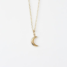 American Jewelry Crescent Moon Pendant Charm (Charm Only)