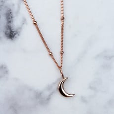 American Jewelry Crescent Moon Pendant Charm (Charm Only)