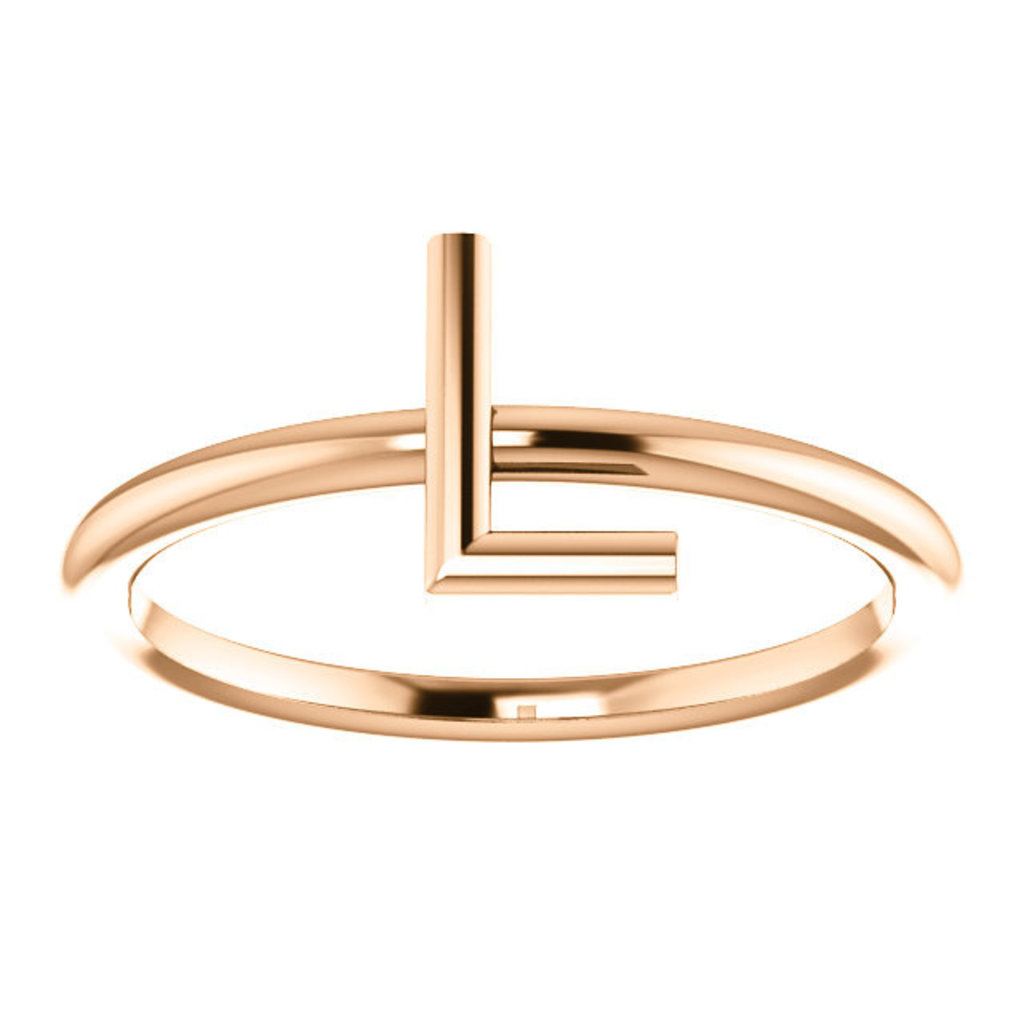 American Jewelry Initial Ring