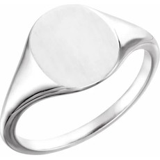 American Jewelry American Classic Oval Signet Ring | Ladies