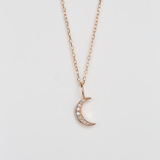 American Jewelry Crescent Moon Pendant Charm (Charm Only)