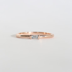 American Jewelry Single Baguette Stackable Band