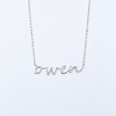 American Jewelry Custom Gold Single Name Necklace