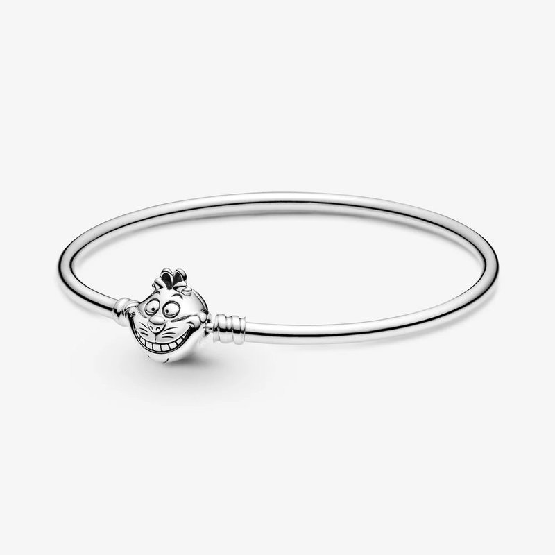 Pandora PANDORA Bangle Disney, Alice in Wonderland Cheshire Clasp - 19 cm / 7.5 in