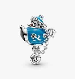 Pandora PANDORA Charm Disney, Unbirthday Party Teapot, Blue Enamel