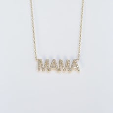 American Jewelry Mama Diamond Necklace