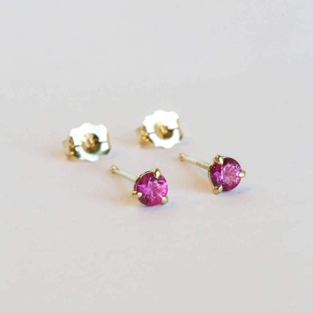 American Jewelry Gemstone Candy Stud Earrings