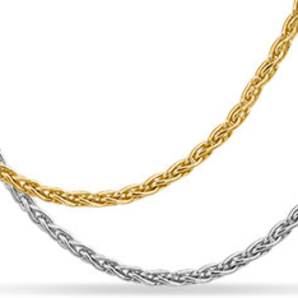 American Jewelry Solid Parisian Wheat Chain
