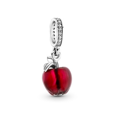 Pandora PANDORA Charm, Red Apple Dangle, Murano Glass